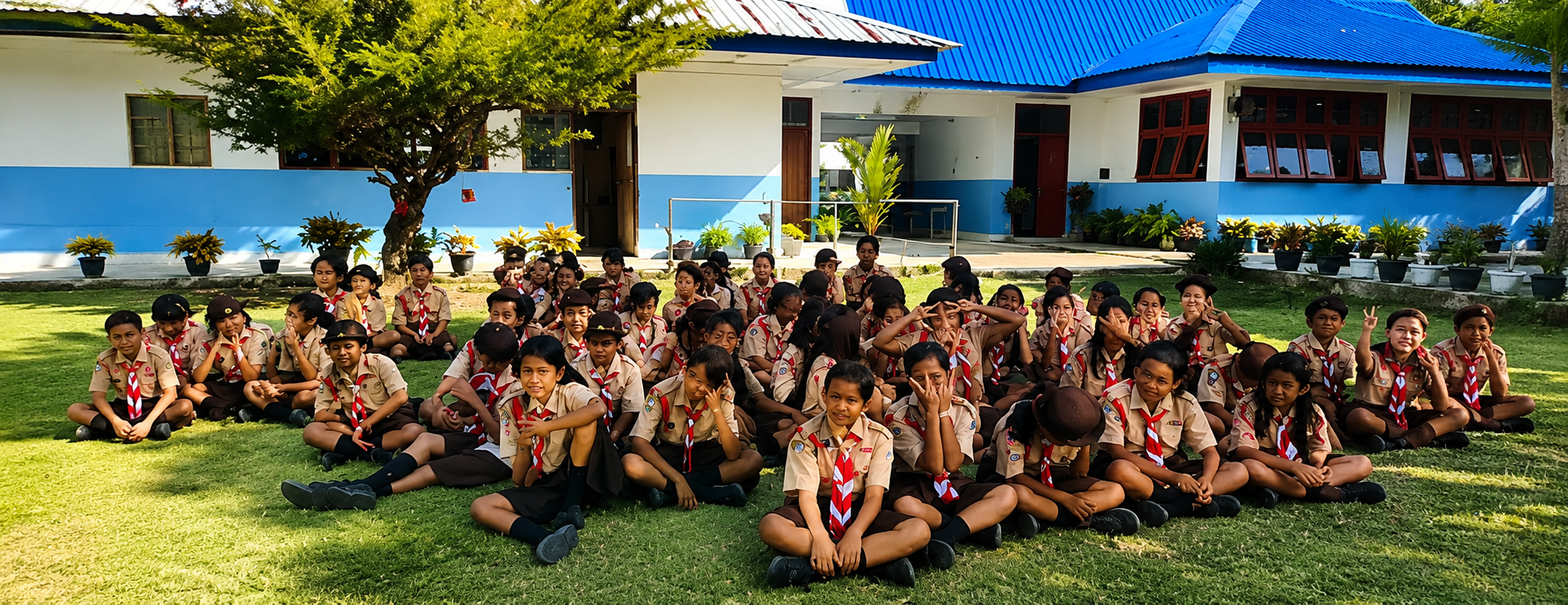 Anggota Pramuka SMP Negeri 3 Laguboti